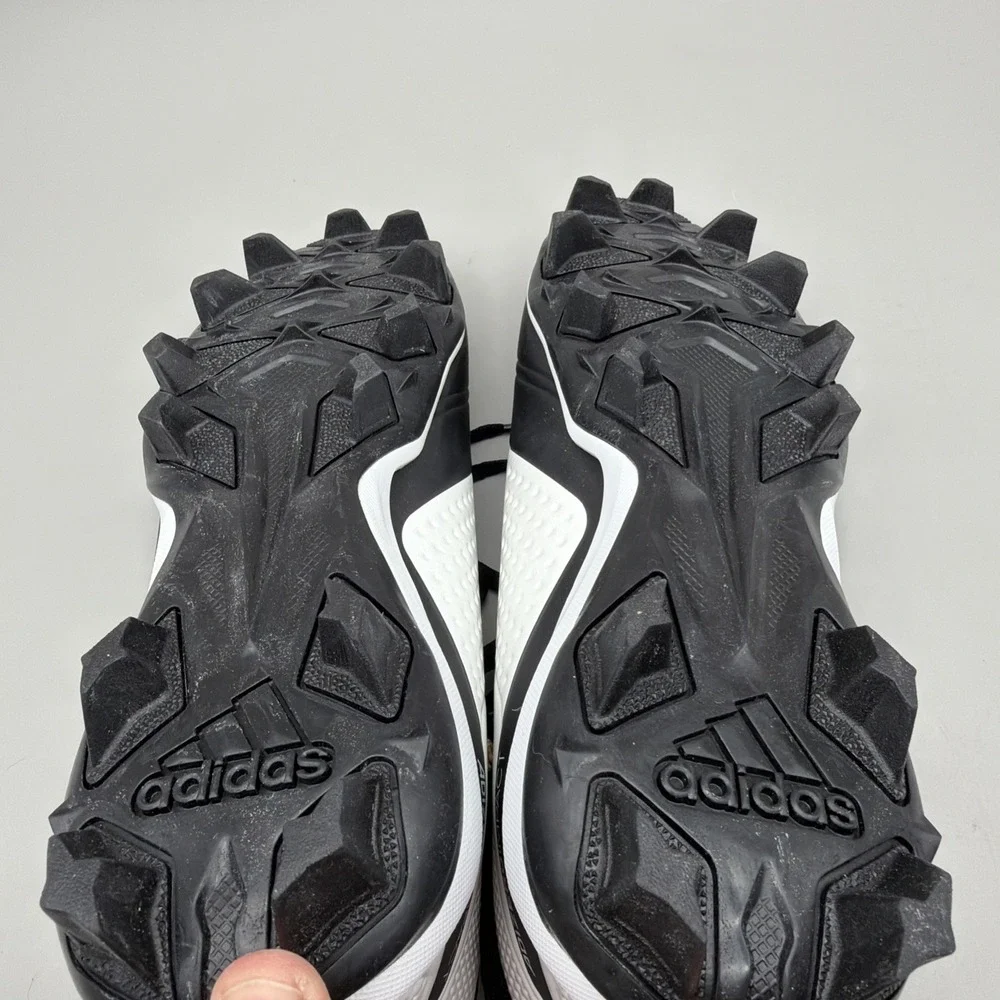Adidas Adizero Impact Baseball Cleats Molded Black White ID0963 Men's 8.5 New